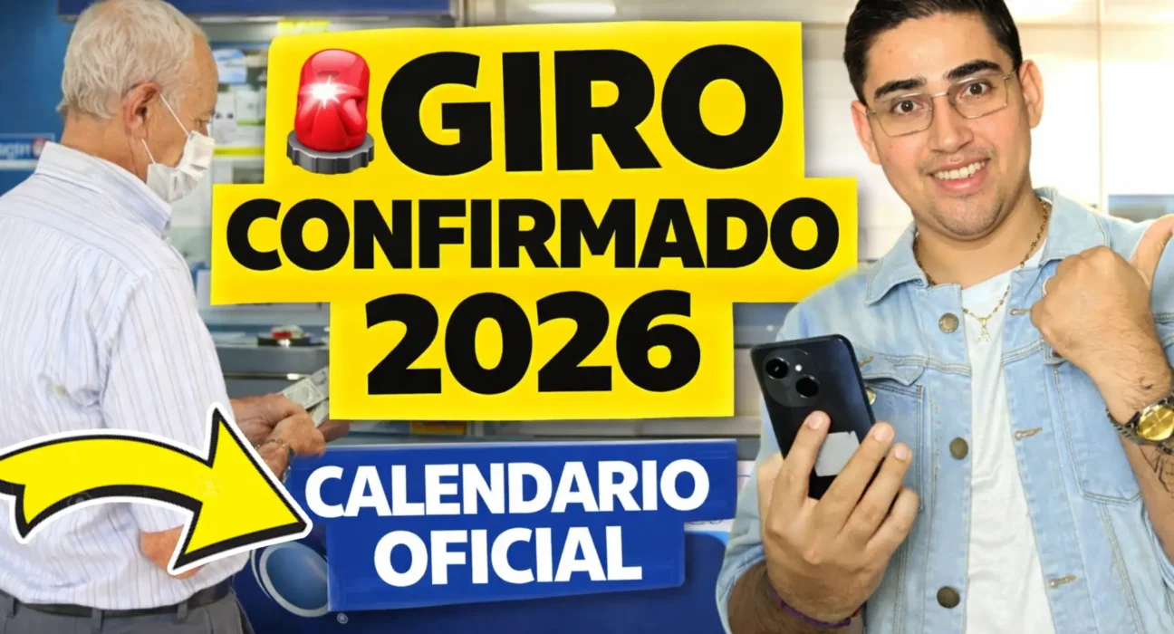 GIRO CONFIRMADO 2026 Colombia Mayor ya tiene calendario oficial de pagos para todo el año