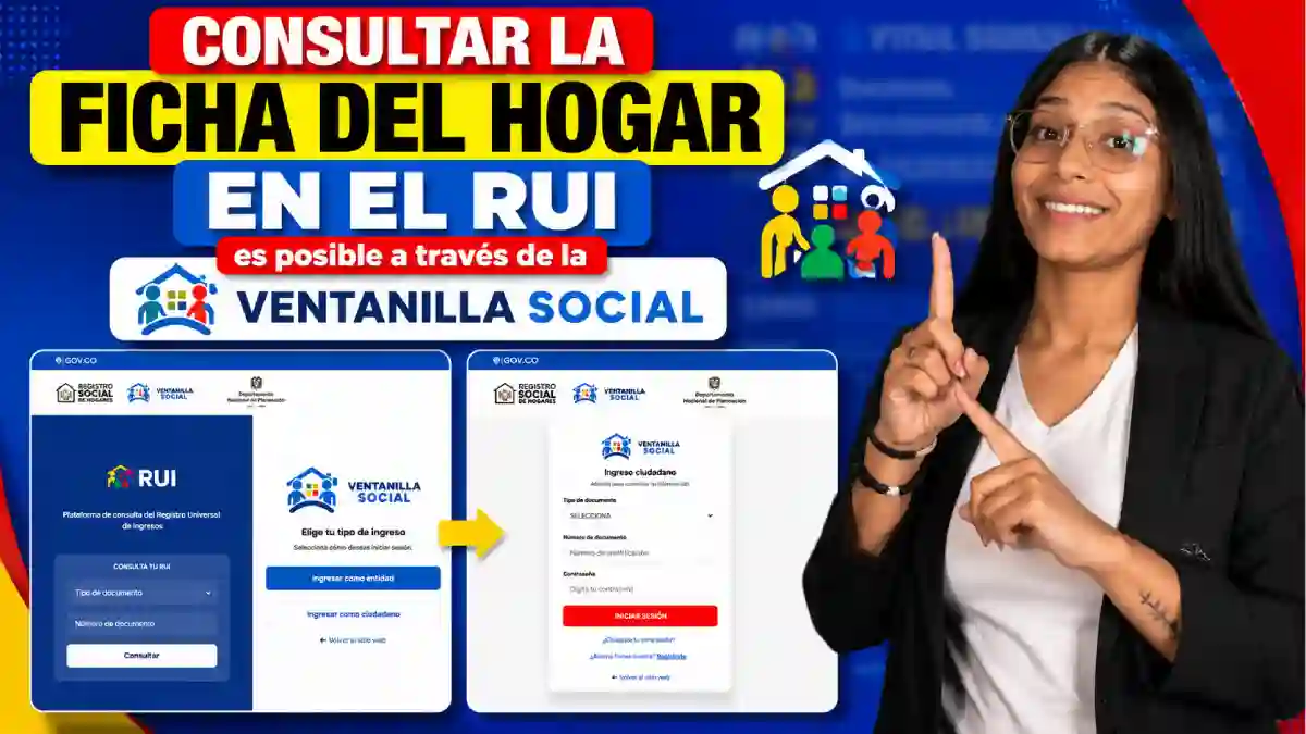 Así puede consultar la ficha del hogar en el RUI y conocer quiénes aparecen registrados verifica ya