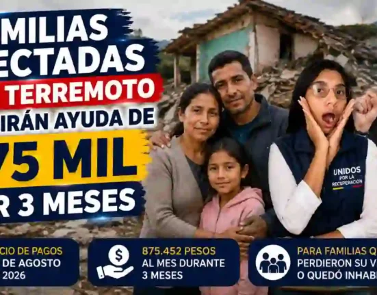Ayuda por terremoto familias con viviendas inhabitables recibirán 875.452 durante tres meses