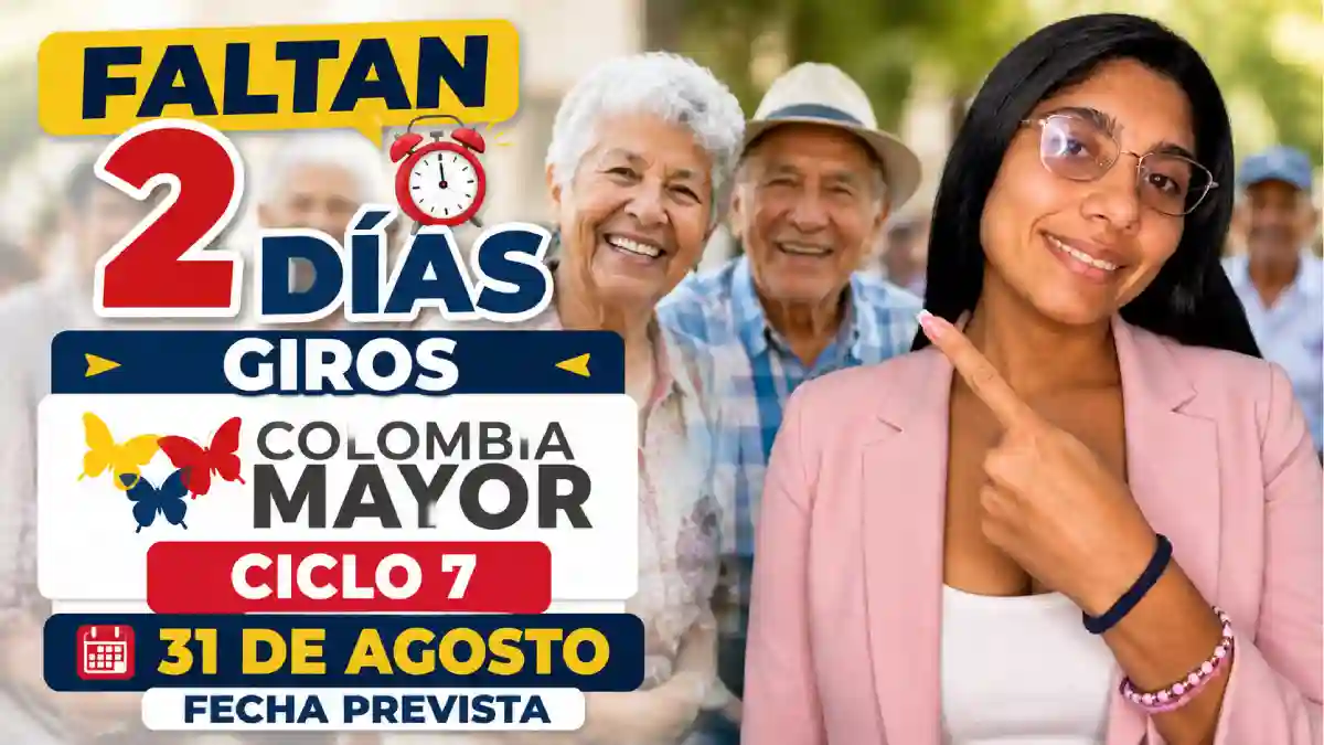 Colombia Mayor faltan 2 días para el inicio del ciclo 7 de pagos, esto deben revisar los adultos mayores