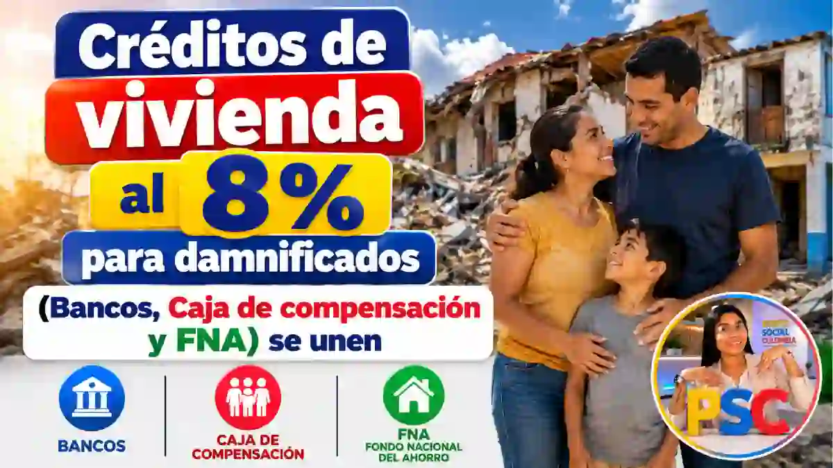 Créditos de vivienda nueva para damnificados por terremoto bajarían del 14 % al 8 %