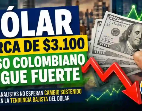 Dólar hoy en Colombia la divisa se mantiene cerca de $3.100 pese a la volatilidad