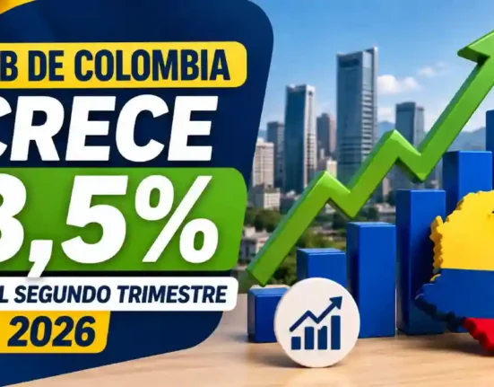 PIB de Colombia crece 3,5 % en el segundo trimestre de 2026 estos sectores impulsaron la economía