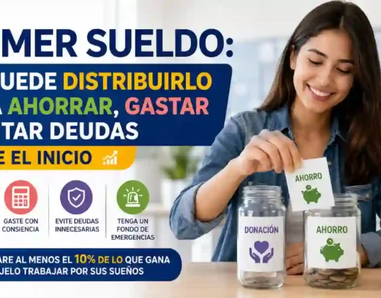 Primer sueldo así puede distribuirlo para ahorrar, gastar y evitar deudas desde el inicio