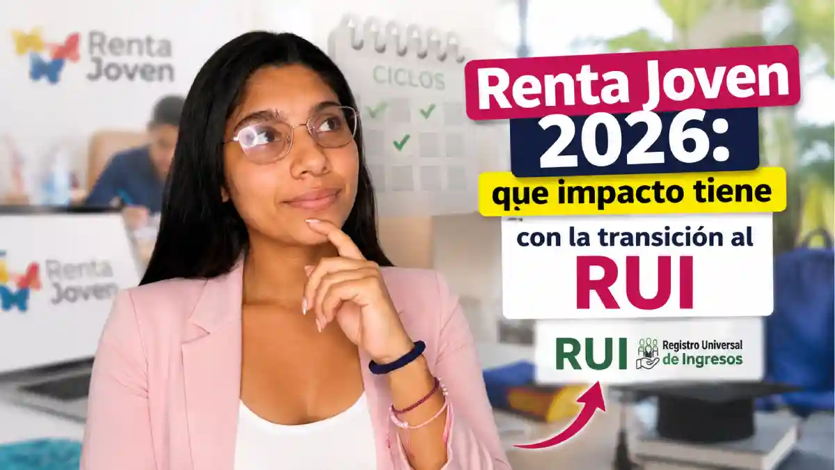 Renta Joven 2026 estos son los ciclos que se pagarían y así impactaría la transición al RUI