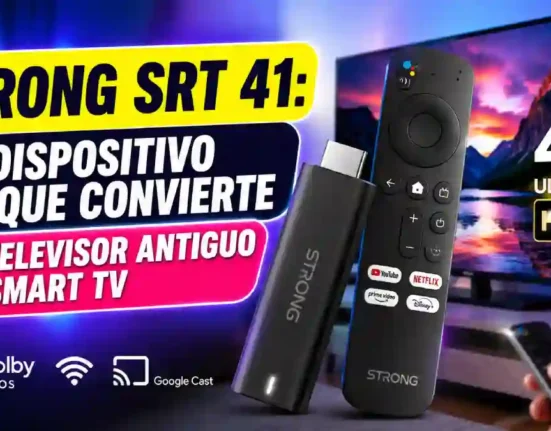 Strong SRT 41 el dispositivo 4K que puede convertir un televisor antiguo en Smart TV