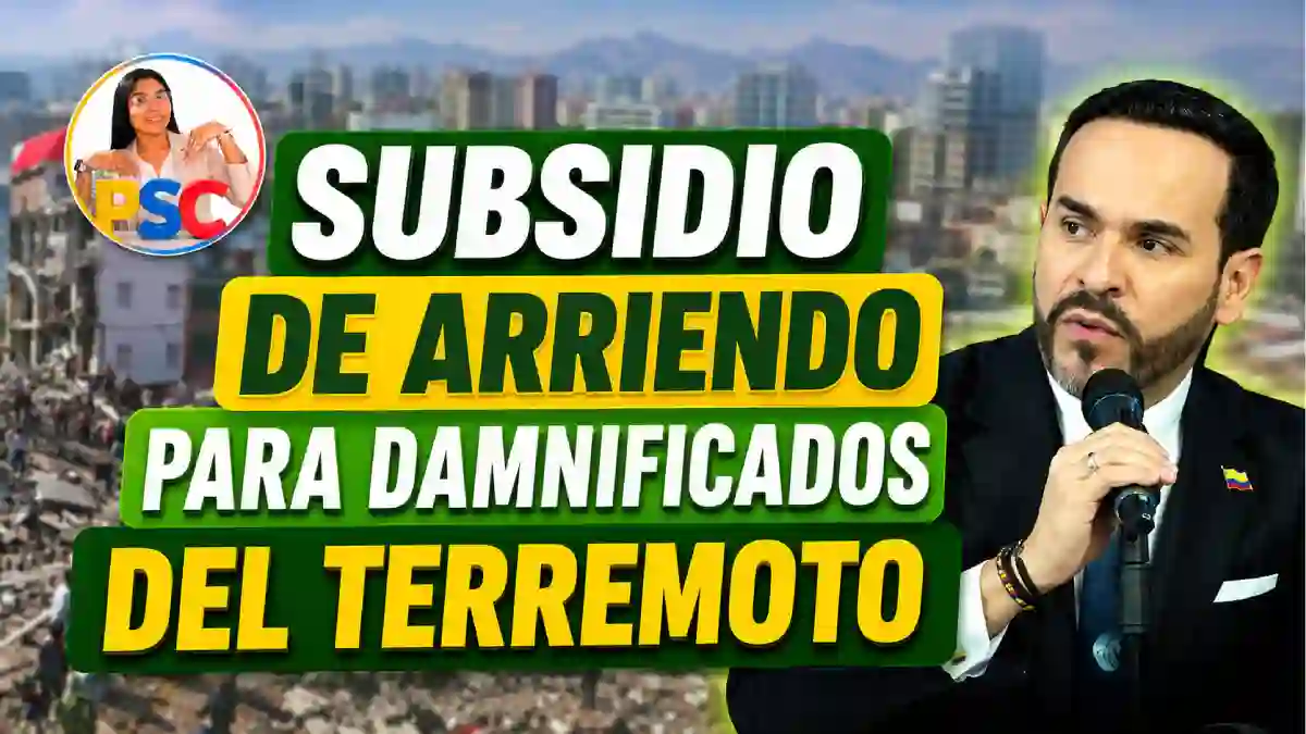 Subsidio de arriendo para damnificados del terremoto Gobierno anuncia ayuda temporal para familias afectadas