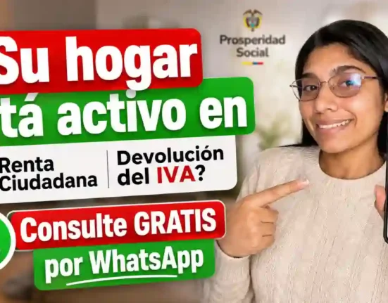¿Su hogar está activo en Renta Ciudadana y Devolución del IVA Consulte GRATIS por WhatsApp en agosto de 2026