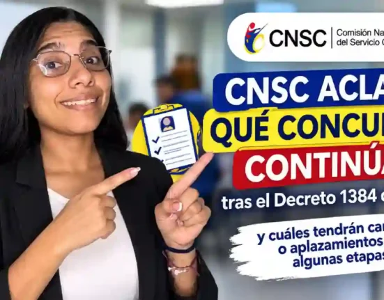 CNSC aclara qué pasará con los concursos de méritos tras el Decreto 1384 así están los procesos