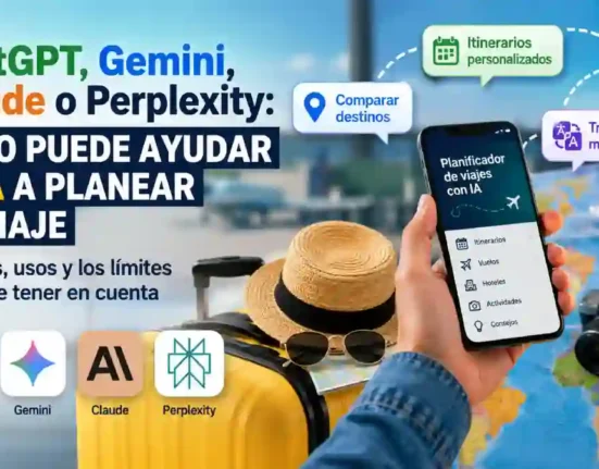 ChatGPT, Gemini, Claude o Perplexity cómo puede ayudar la inteligencia artificial a planear un viaje y cuáles son sus límites