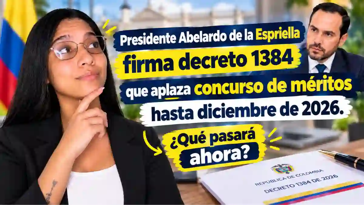Decreto 1384 aplaza concursos de mérito hasta diciembre ¿Qué pasará con los procesos de la CNSC, Procuraduría, Contraloría y otras entidades
