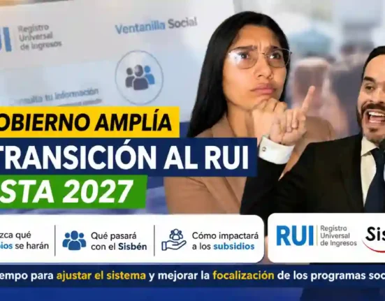 Gobierno frena la transición al RUI y amplía el plazo hasta 2027 estos son los cambios para el Sisbén y los subsidios