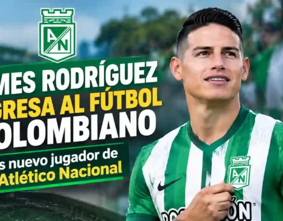 James Rodríguez regresa al fútbol colombiano es nuevo jugador de Atlético Nacional