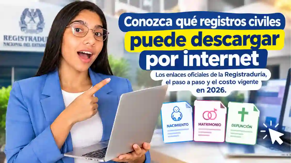 Registro Civil por internet documentos que puede descargar, enlaces oficiales y paso a paso