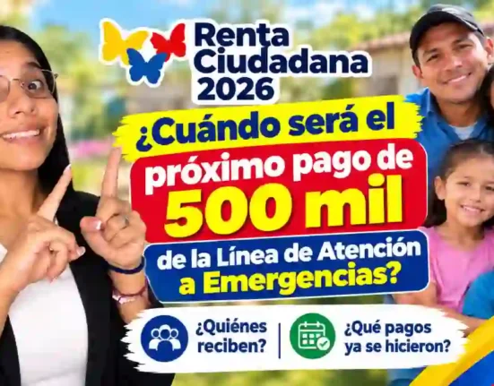 Renta Ciudadana 2026 ¿Cuándo será el próximo pago de 500mil pesos para damnificados
