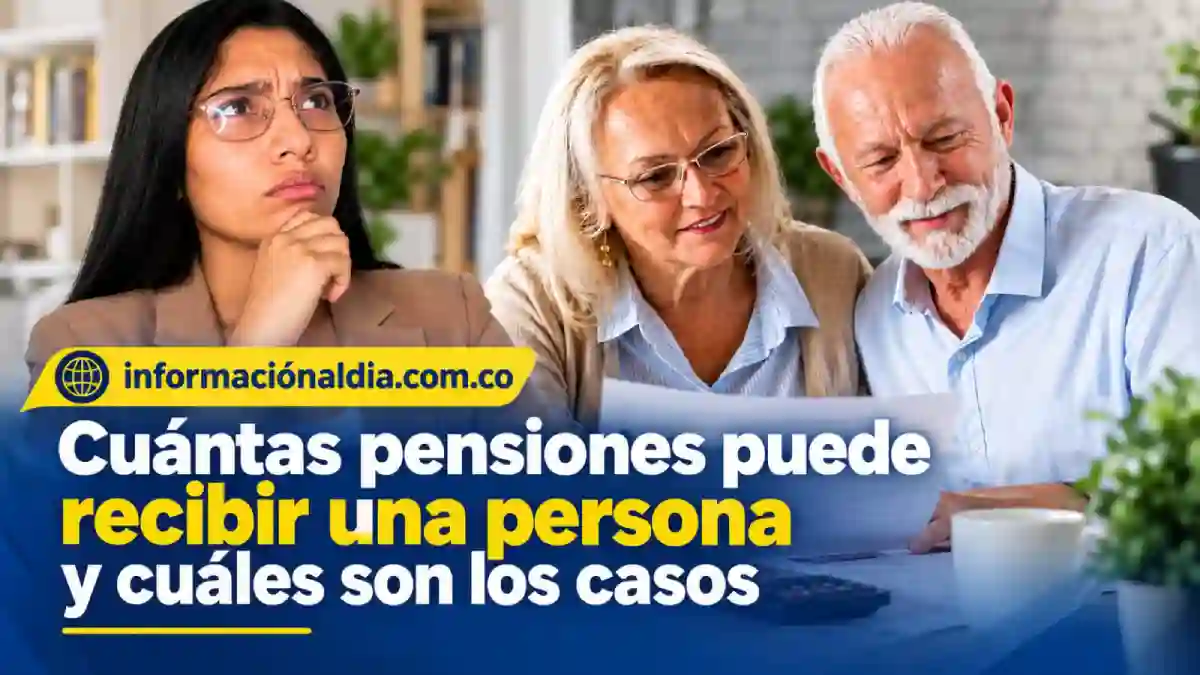 ¿Cuántas pensiones puede recibir una persona en Casos en los que sí pueden pagarse dos