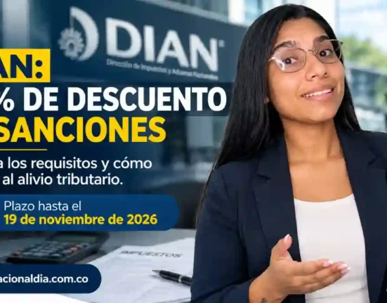 DIAN descuento del 85 % en sanciones tributarias hasta noviembre de 2026